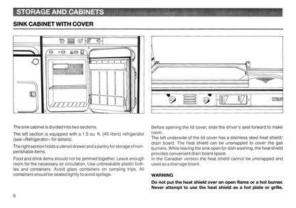 1987 Volkswagen Camper Owner's Manual Supplement | English