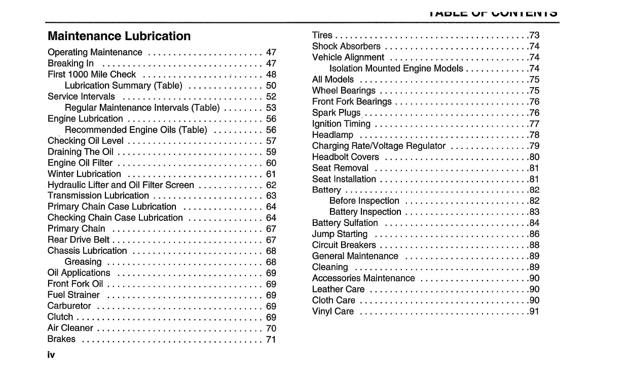 1999 Harley-Davidson FXR3 Owner's Manual | English