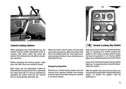 1986 Porsche 911 Turbo/911 Carerra Owner's Manual | English