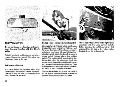 1986 Porsche 911 Turbo/911 Carerra Owner's Manual | English