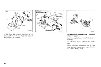 1987 Toyota 4WD Truck/4Runner Owner's Manual | English