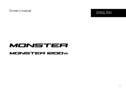 2016 Ducati Monster Manuel du propriétaire | Anglais