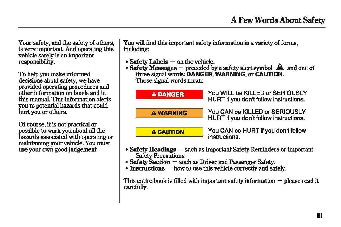 2007 Honda S2000 Owner's Manual | English