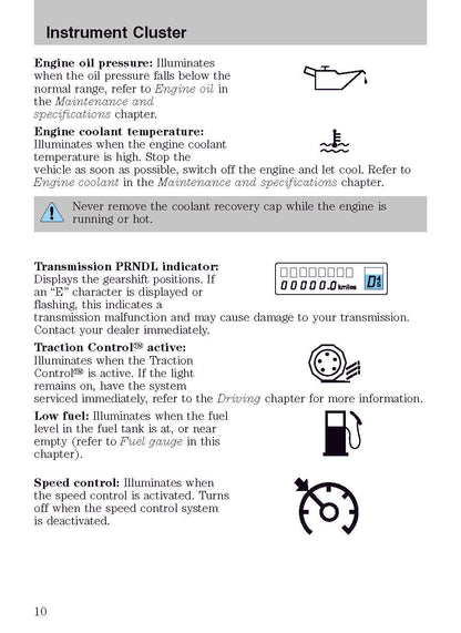 2003 Ford Thunderbird Owner's Manual | English