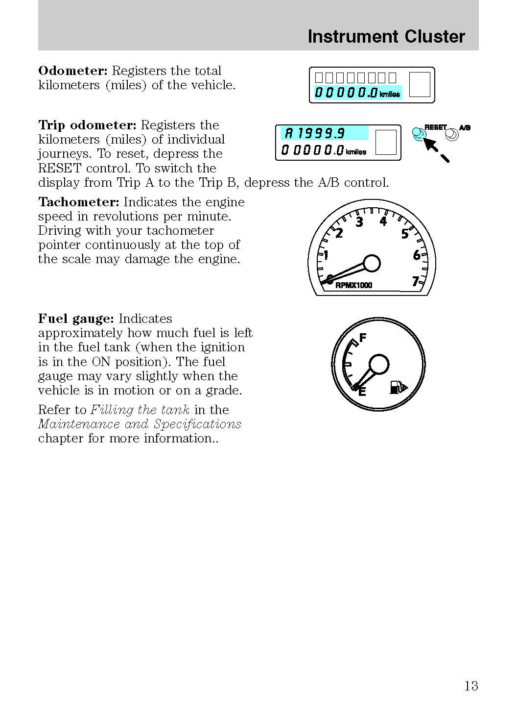 2003 Ford Thunderbird Bedienungsanleitung | Englisch