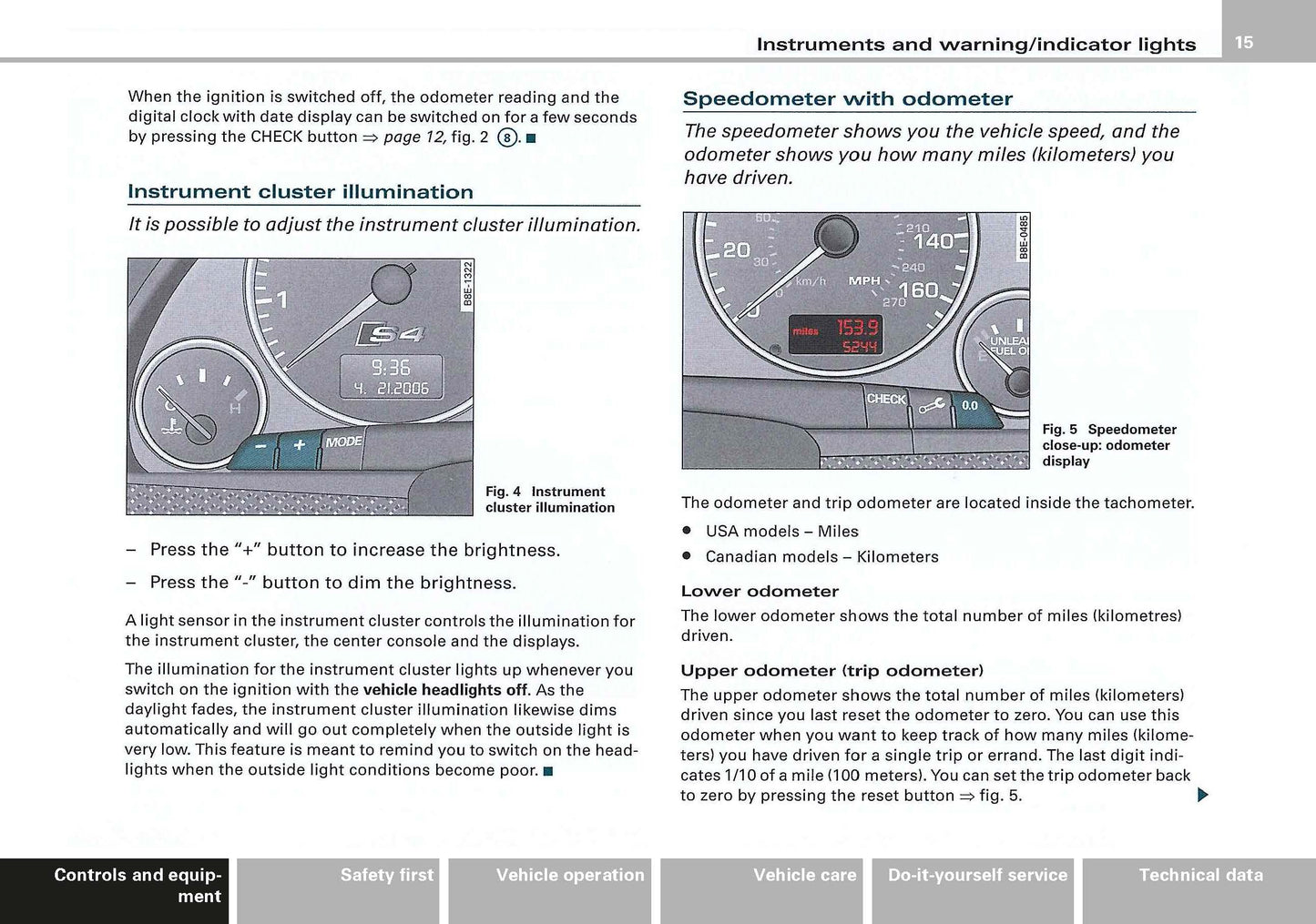 2006 Audi S4 Manuel du propriétaire | Anglais