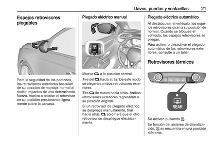 2023 Opel Corsa Owner's Manual | Spanish