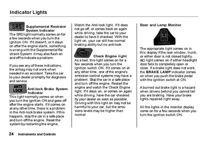 1991 Acura NSX Owner's Manual | English