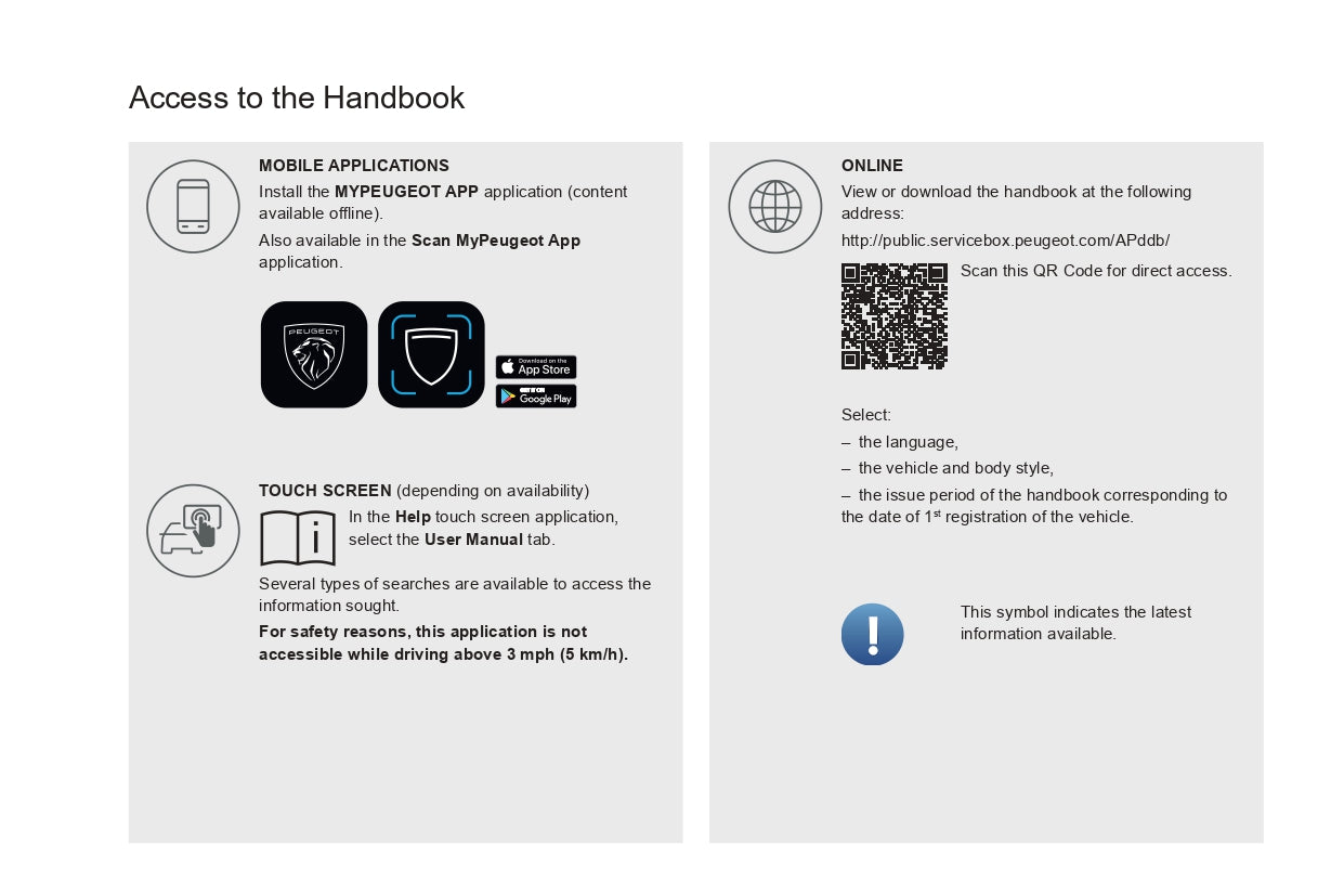 2024 Peugeot 3008/e-3008 Owner's Manual | English