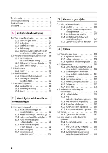 2022-2023 Toyota Yaris Cross Hybrid Bedienungsanleitung | Niederländisch