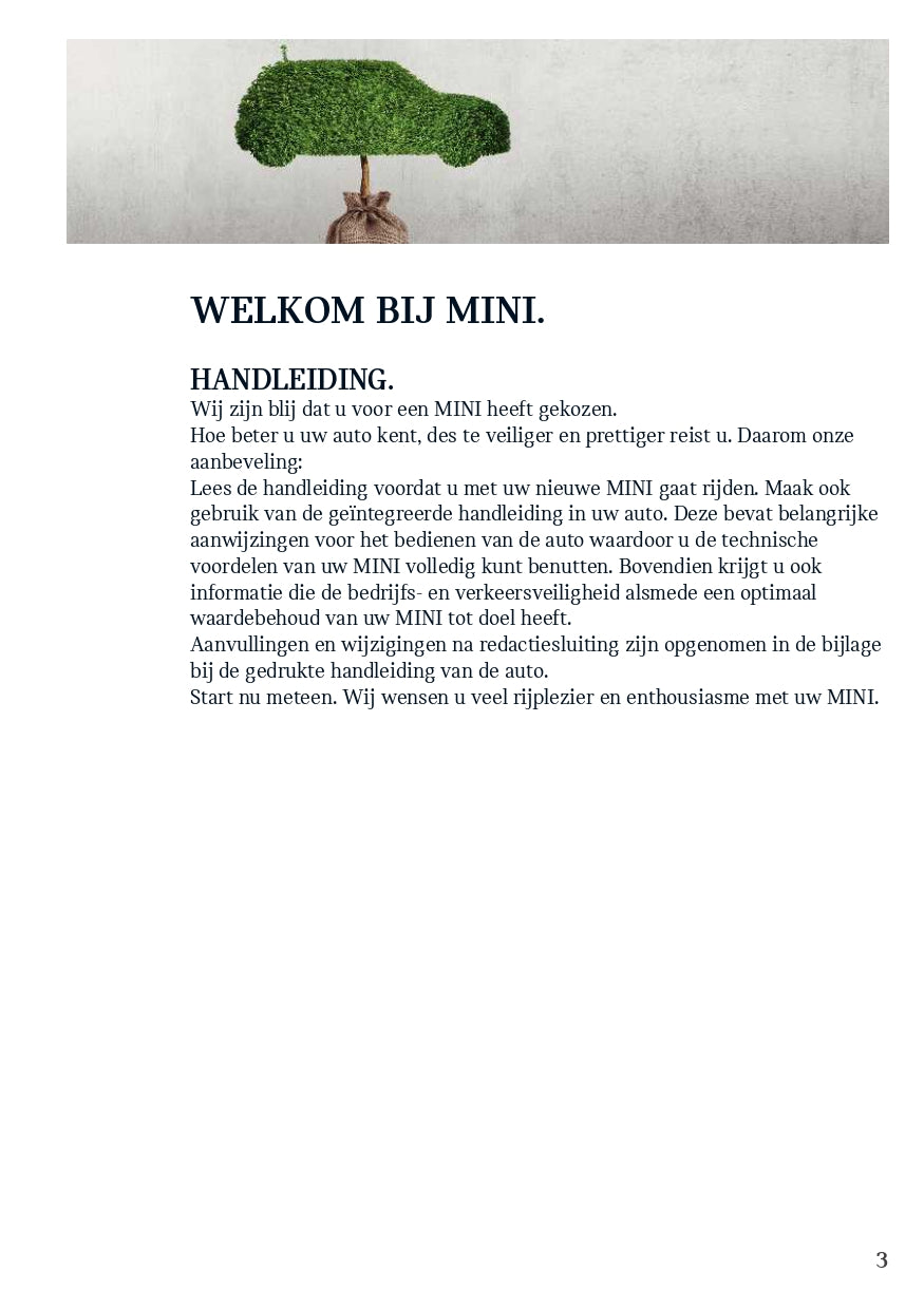 2020 Mini Countryman PHEV Manuel du propriétaire | Néerlandais