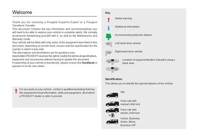 2024 Peugeot Expert/e-Expert/Traveller/e-Traveller Manuel du propriétaire | Anglais