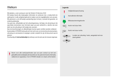 2022-2024 Citroën C5 Aircross Bedienungsanleitung | Niederländisch