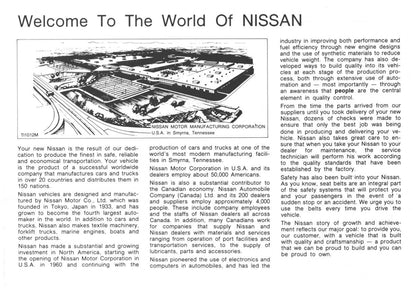 1991 Nissan 300ZX Manuel du propriétaire | Anglais