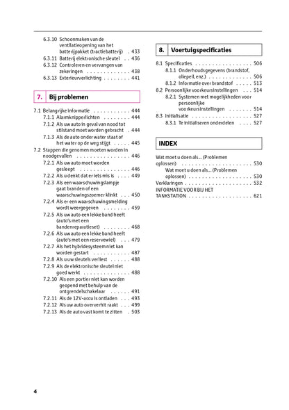 2023-2024 Lexus LBX Owner's Manual | Dutch