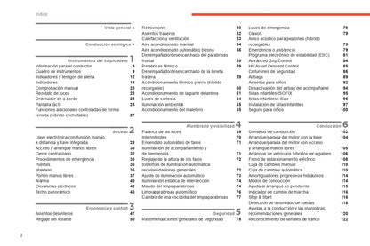 2022-2024 Citroën C5 Aircross Owner's Manual | Spanish