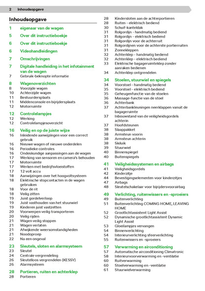 2021 Skoda Superb iV Owner's Manual | Dutch