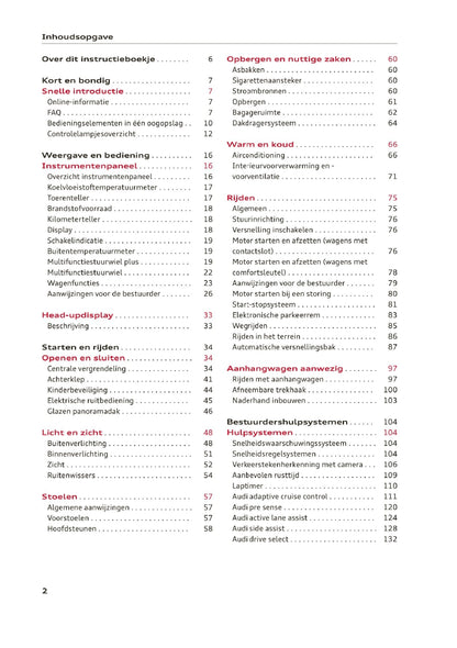 2019 Audi Q2 Owner's Manual | Dutch