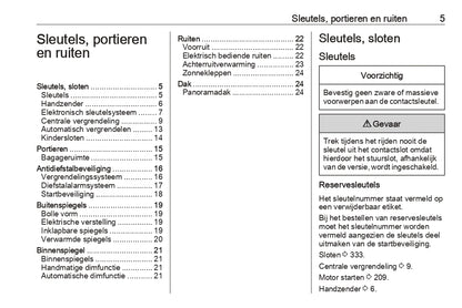 2023-2024 Opel Corsa/Corsa-e Owner's Manual | Dutch