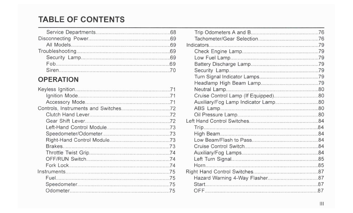 2023 Harley-Davidson Softail Owner's Manual | English