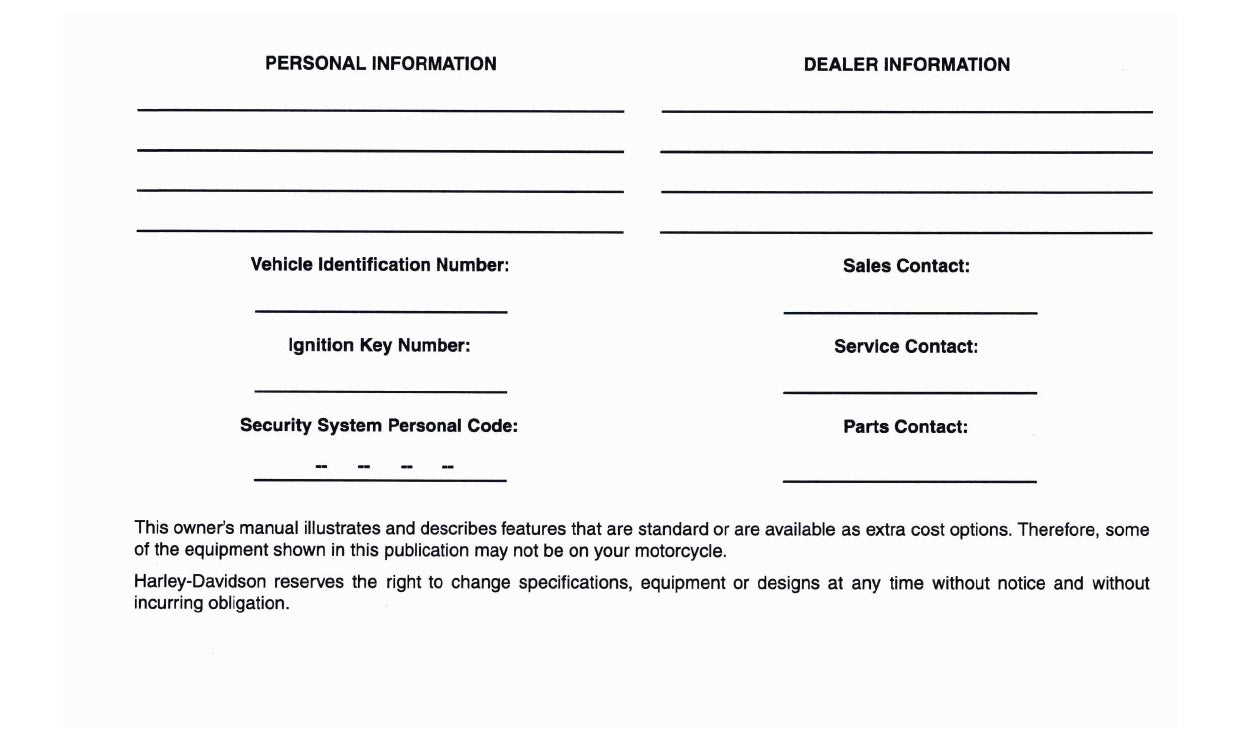 2009 Harley-Davidson FXSTSSE3 Owner's Manual | English