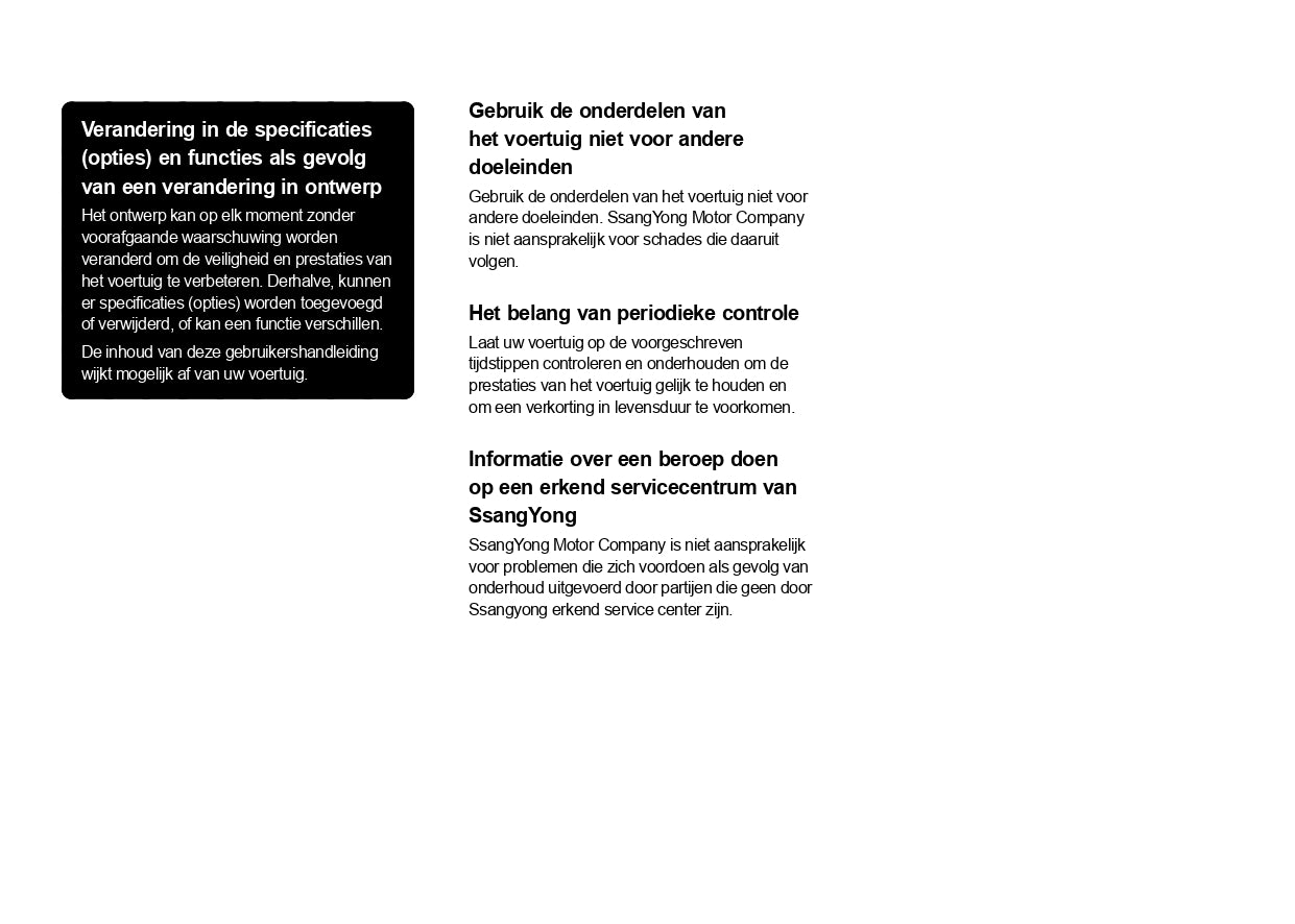 2023-2024 SsangYong Korando e-Motion Bedienungsanleitung | Niederländisch