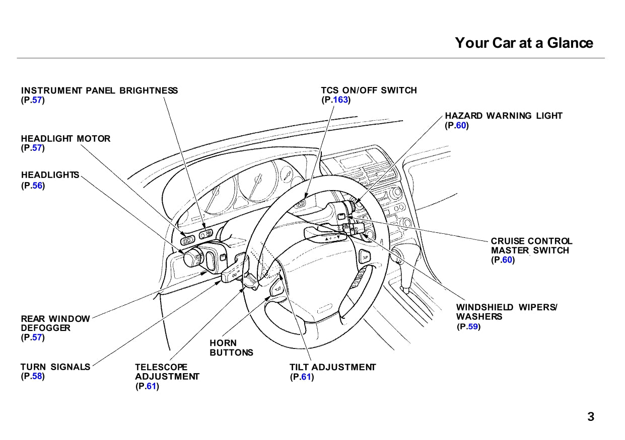 2001 Acura NSX Owner's Manual | English