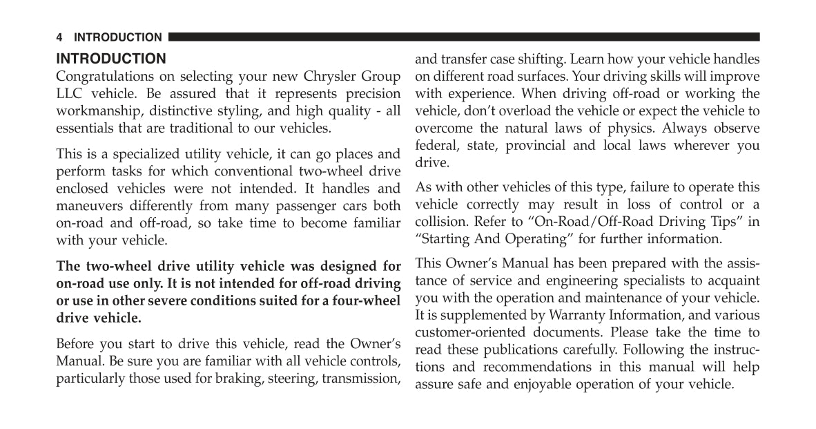 2011 Jeep Grand Cherokee Owner's Manual | English