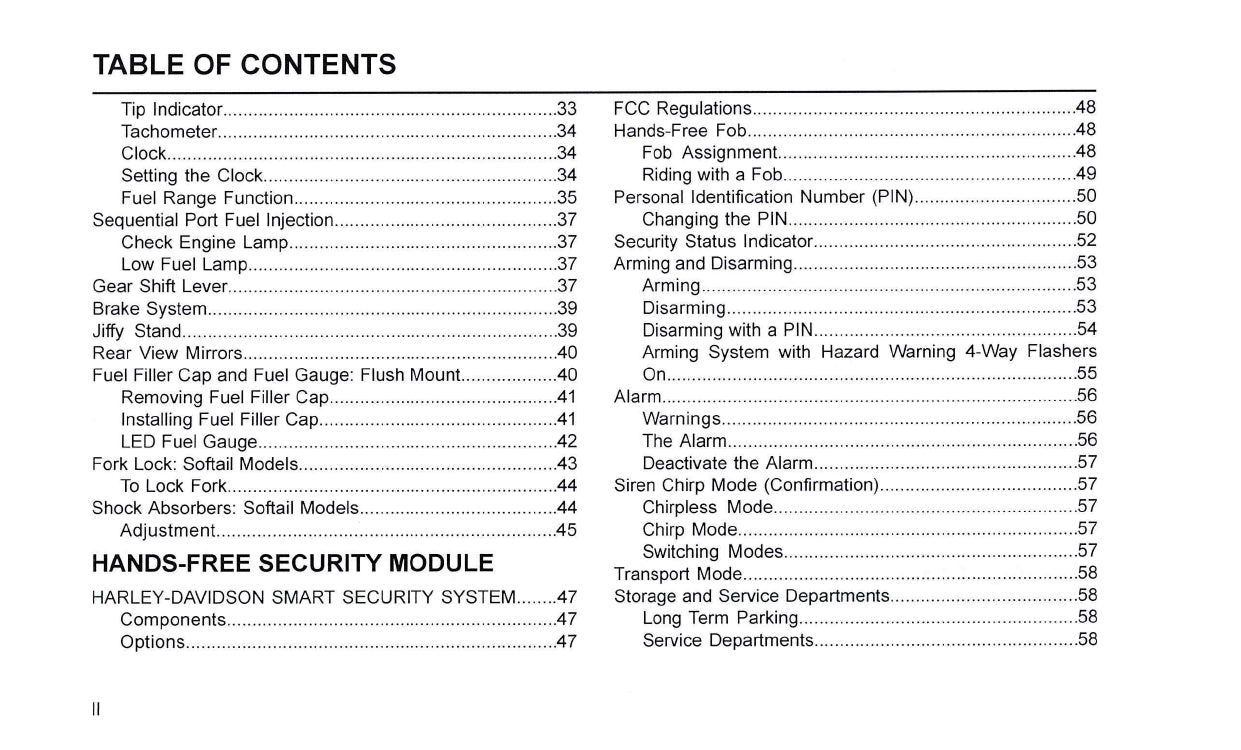 2008 Harley-Davidson FXSTSSE2  Owner's Manual | English