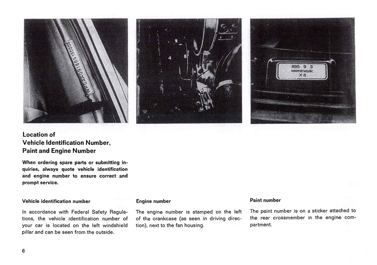 1983 Porsche 911 Turbo Owner's Manual | English