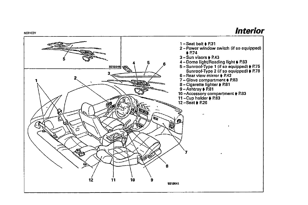 1997 Mitsubishi 3000GT Bedienungsanleitung | Englisch
