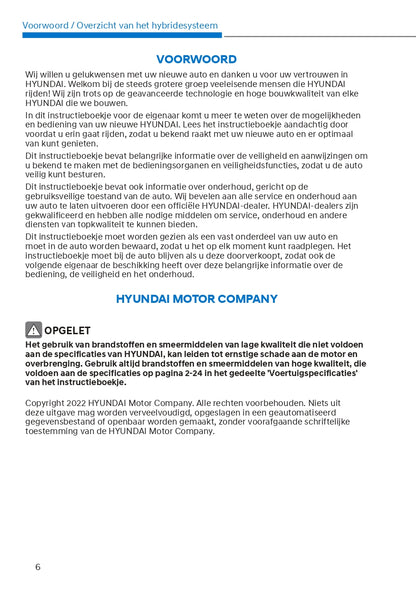 2023 Hyundai Tucson Hybrid/Plug-in Hybrid Gebruikershandleiding | Nederlands