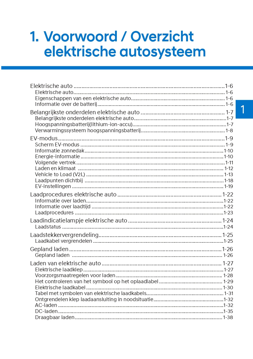 2021-2022 Hyundai Ioniq 5 Bedienungsanleitung | Niederländisch