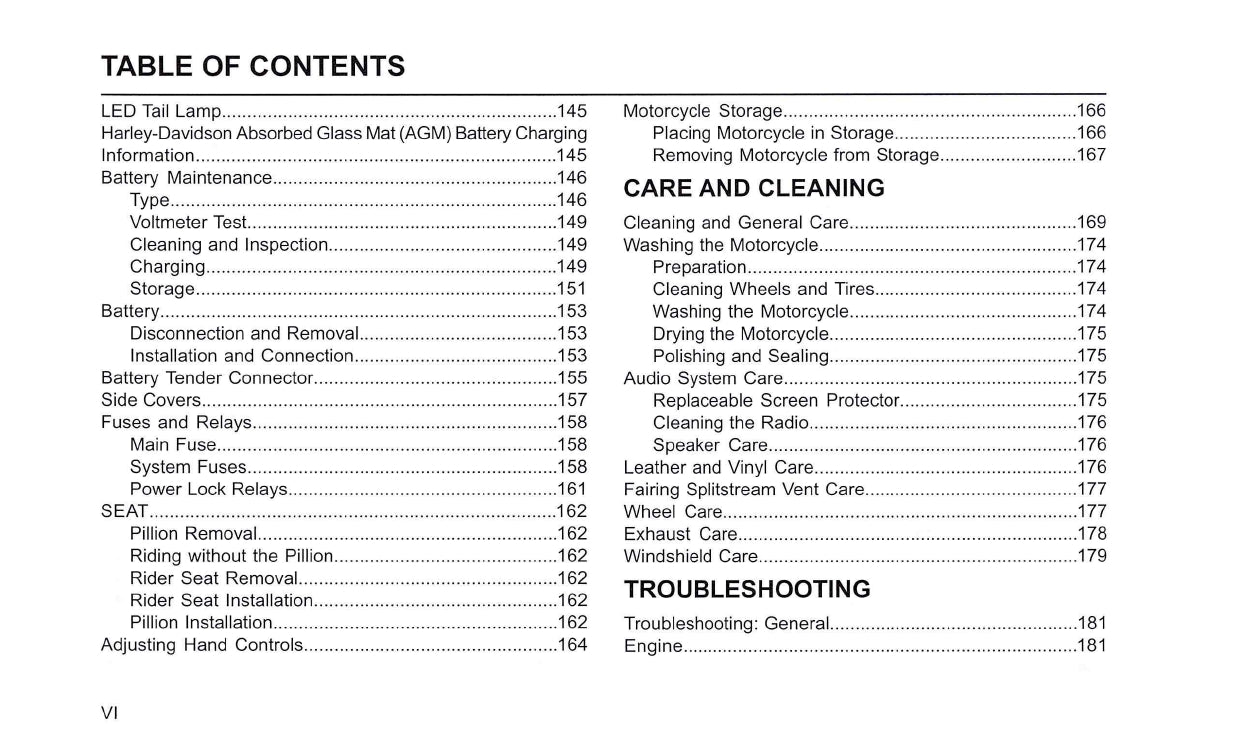 2018 Harley-Davidson FLTRXSE  Owner's Manual | English