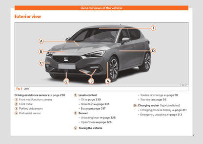 2022 Seat Leon Owner's Manual | English