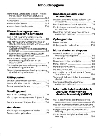 2022-2023 Ford Puma Gebruikershandleiding | Nederlands