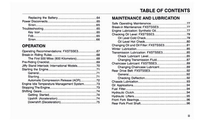 2009 Harley-Davidson FXSTSSE3 Owner's Manual | English
