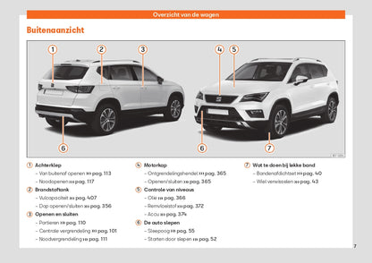 2020 Seat Ateca Bedienungsanleitung | Niederländisch