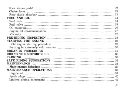 1972-1973 Honda CB350F Owner's Manual | English