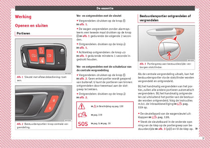 2017 Seat Ateca Manuel du propriétaire | Néerlandais