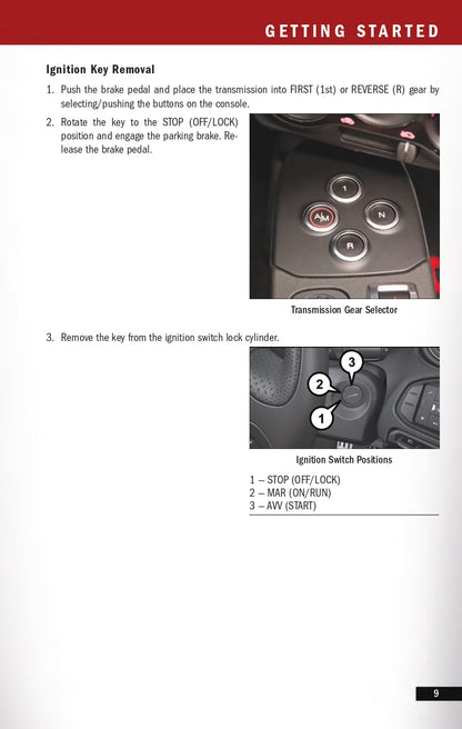 2017 Alfa Romeo 4C Owner's Manual | English