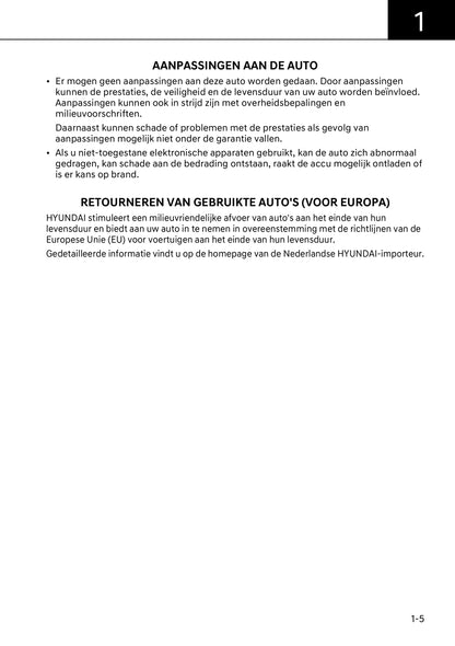 2022-2023 Hyundai Ioniq 6 Bedienungsanleitung | Niederländisch
