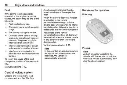 2022-2023 Opel Astra Owner's Manual | English