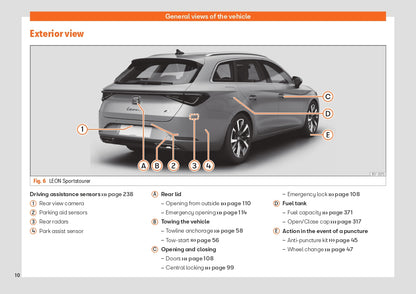 2022 Seat Leon Bedienungsanleitung | Englisch