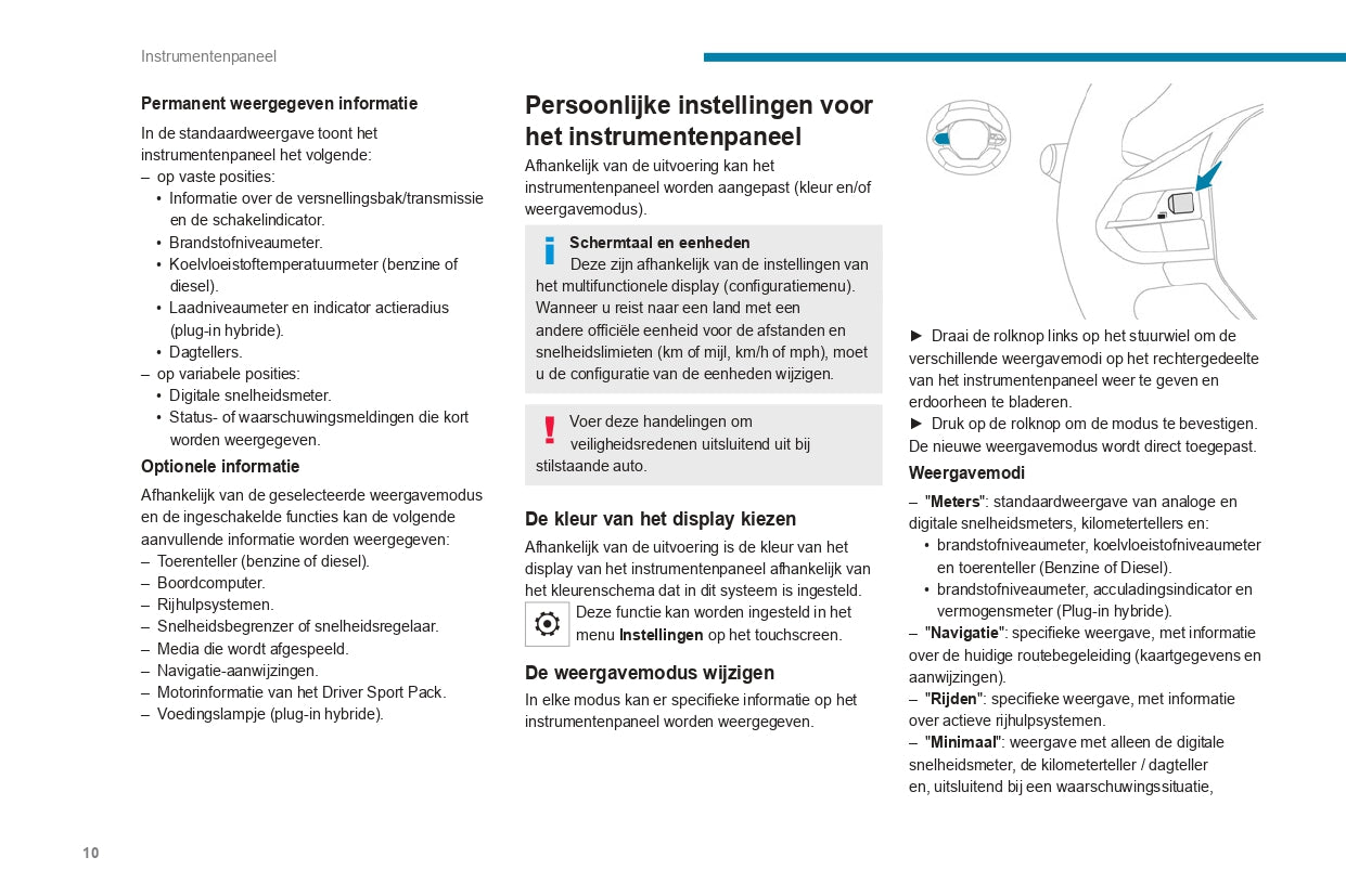 2022-2023 Peugeot 3008/5008/3008 Hybrid/3008 HYbrid4 Owner's Manual | Dutch