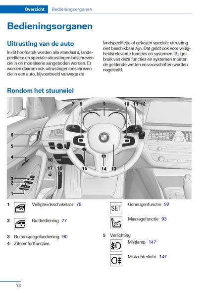 2017 BMW 5 Series Touring Gebruikershandleiding | Nederlands