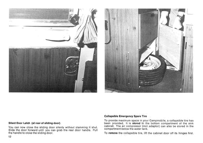 1978 Volkswagen Campmobile Gebruikershandleiding | Engels