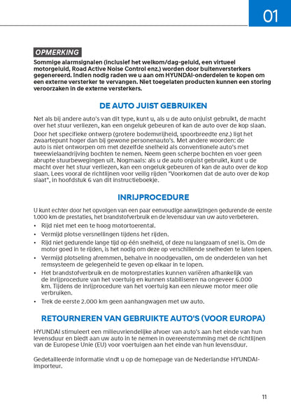 2023 Hyundai Tucson Hybrid/Plug-in Hybrid Owner's Manual | Dutch