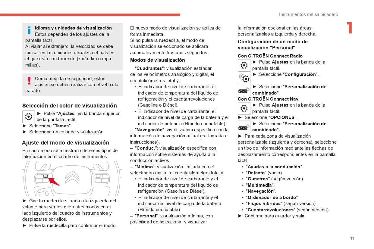 2022-2024 Citroën C5 Aircross Owner's Manual | Spanish