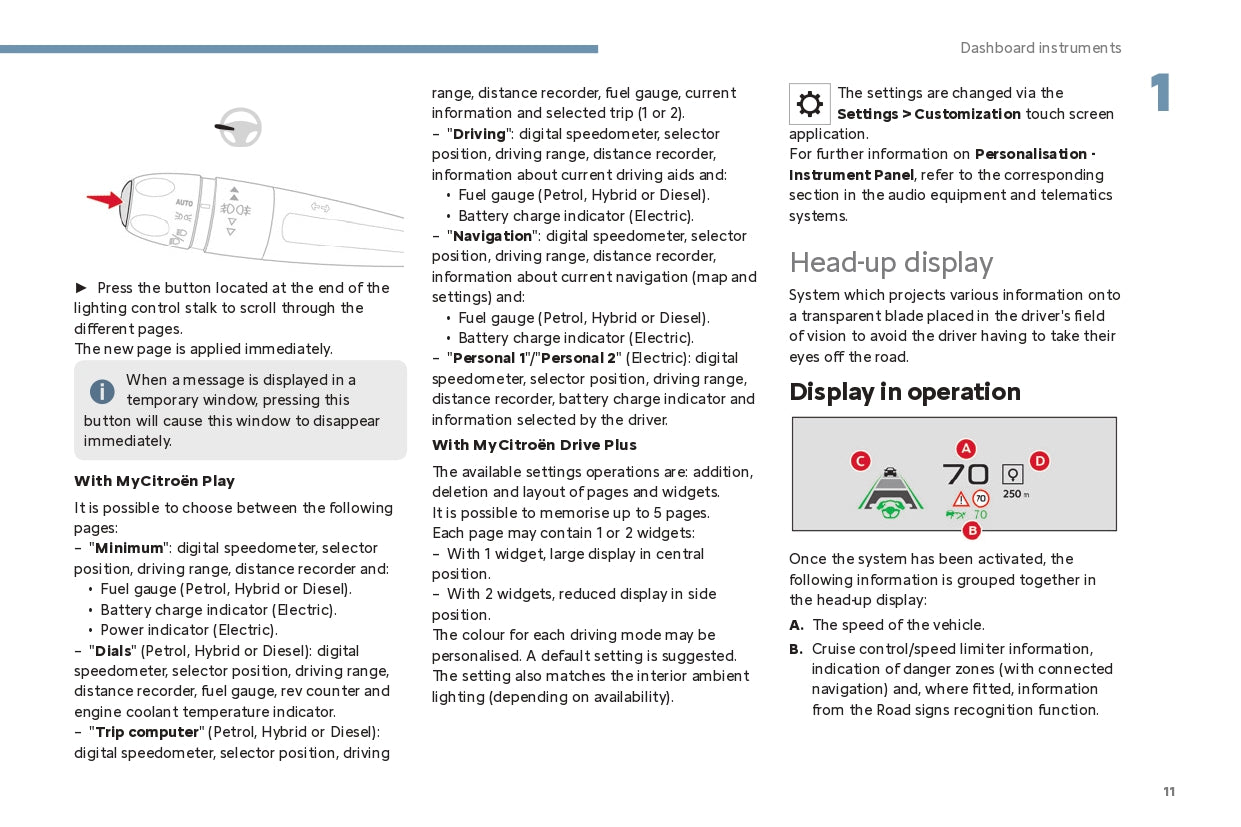 2024 Citroën C4/C4 X/ë-C4/ë-C4 X Owner's Manual | English